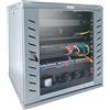 Techly Professional 367386 Armadio Rack 19 a Muro 15 unità P.450 mm Flat Pack Grigio Grigio