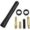 Yabauuop Antenna Automatica per Camion - Antenna Corta in Fibra di Carbonio da 8 cm con Filo di Alluminio per Segnale Radio