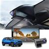Fitcamx Dashcam 4K Fit per Jeep Compass 2a generazione 2018 2019 2020 2021 2022 2023 2024 2025 (HD2-1518), OEM 2160P+1080P telecamera per auto UHD WiFi, G-sensor, registrazione in loop, WDR, 128GB