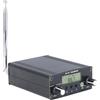 Naroote Trasmettitore FM stereo DC12V 0.1/0.5W Trasmettitore FM a lungo raggio Stazione radio FM con ingresso microfono per cinema, case e biblioteche