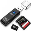 LUPO USB 3.0 Multi Lettore di Schede - Supporta SD SDHC MMC RSMMC MMC mobile MMC micro SDXC micro SD e T-FLASH, Nero