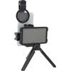 CHICIRIS Anello LED Ricaricabile Senza Fili per Fotografia 52mm Filtro CPL Luce Riempimento 2400K 6400K Riduzione Riflessi