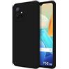 Tumundosmartphone Cover Silicone Liquido Ultra Morbida per Vivo Y55 5G Colore - Nera