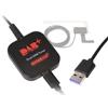 Erisin Ricevitore DAB+ Doppio Tuner per Autoradio Android, Commutazione Automatica del Segnale, Plug & Play, Adattatore Radio Digitale Hi-Fi con Antenna Amplificata