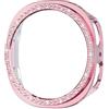 AISPORTS 2 Pezzi Compatibile con Samsung Galaxy Watch 8 40mm Custodia per Donna, Custodia Rigida in PC Con Bordo Antiurto e Strass di Cristallo con Cornice Protettiva per Galaxy Watch 8 40mm