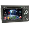 Erisin Android 14 8-Core 4GB+64GB Autoradio DVD per Audi A4 S4 RS4 8E B9 B7 Seat Exeo 7 IPS Schermo tattile Supporto GPS Navigatore Bluetooth 5.0 Wireless CarPlay Android Auto WiFi DAB+ DSP Canbus