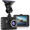 Denash Dash Cam Car DVR Dash Cam Registrazione in Loop Registrazione Automatica Multifunzionale Rilevamento del Movimento per Auto