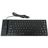 Brussels08 Tastiera pieghevole portatile a 85 tasti silenziosa in silicone impermeabile cablato USB per PC