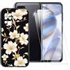 ESACMOT Custodia TPU Stampata + 2 Pellicole in Vetro Temperato Compatibili con Oukitel C21, Cover Artistica Slim Antigraffio Antishock, Protezione Totale