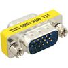 InLine Intos Inline 37714 - Mini convertitore di Genere, 15 Poli HD (VGA), Maschio/Maschio