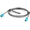 Plinkwirekb Originale Rosenberger Fakra Adattatore TE MATEnet 2302510-9 Z Codice Femmina a Femmina Cavo Ethernet Automotive 100/1000BASE-T1 Media Converter Cavo MATEnt (2m)