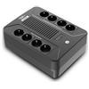 Mach Power UPS Line Interactive 850VA/510W - 8 Prese Schuko, Batteria 12V 8Ah, Protezione Sovratensioni, Porta USB e TEL/MODEM, Software UPSmart incluso (UPS-LIT85PLUG)