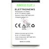Generico Batteria per Brondi Amico Flip + 800 mAh BL-4C Batteria perfettamente compatibile con il modello Brondi Amico Flip Plus Produzione 2024