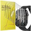 Blueshaweu 6 Pezzi Pellicola per HOLALEI Smartwatch, 2.01 ZL80, Pellicola Protettiva per HOLALEI ZL80 Smartwatch, Sensibile al Tatto, Senza Bolle, HD Trasparente TPU Film (Black)