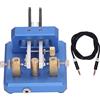 Gucagle Chiave codice Morse Doppia paletta Chiave telegrafica CW automatica Strumento chiave codice Morse professionale per appassionati di radioamatori e allenamento a onde corte Acciaio (Blu)