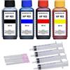 Inkpro Kit di ricarica - 4 x 100 ml di inchiostro compatibile con HP 903 (XL) nero, ciano, magenta, giallo (T6M15AE T6L99AE HP T6M03AE T6L87AE T6M07AE T6L91AE T6L91AE T6M11AE T6L95AE)