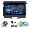 DAEFAG Android 14 Autoradio per Ford Ranger 2015-2020 9 Pollici Stereo Auto Radio Doppio DIN con CarPlay/Android Auto GPS USB Bluetooth WiFi FM Comandi al Volante Touchscreen(A,P2(2G+32G))