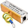 AMONIDA Protezione Sovratensione per Rete Ethernet Scaricatore di Sovratensione Superiore per RJ45 RJ11 Protezione Fulmini 5 V, Struttura in Metallo - Ideale per Sistemi di Monitoraggio e Segnali