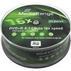 MediaRange MR404 Confezione Dvd+R, Argento