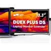 MP Monitor portatile - Mobile Pixels Duex Plus DS 13.3 pollici FHD 1080P Estensore monitor per laptop, USBA/Tipo-C/HDMI Plug and Play per portatili da 13 a 14.5 pollici, compatibile con