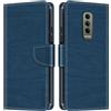 Shantime Custodia Portafoglio in Pelle Compatibile con Doogee Blade 10 Ultra Energy, Cover Colorata Flip con Portacarte, Chiusura Magnetica Protettiva(Blu)