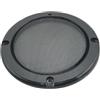 iSpchen Copertura della griglia dell'altoparlante 4/5/6,5/8 pollici, protezione cerchio decorativo per altoparlante audio auto, nero