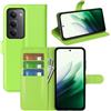 JIUNINE Cover per XIAOMI Redmi 15, Custodia Portafoglio Libro in Pelle Sintetica Antiurto Cover Flip Case con [Carta Fessura] [Supporto Stand] [Fibbia Magnetica], Verde
