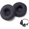Voarmaks Cuscinetti auricolari in schiuma di alta qualità, compatibili con cuffie Koss Porta Pro PP KSC35 KSC75 KSC55 (tutti neri)