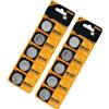 MALSSE 5/10Pieces 2032 Batterie A Bottone Al Litio 3V Sicuro ed Efficiente Per Elettronica Quotidiana Telecomandi Batteria