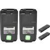 Saiyana Batteria al litio 1600mAh Batteria ricaricabile a due vie radio con clip da cintura per pacchetto batteria Quansheng UV-K5