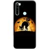 Mixroom - Cover Custodia Back case In TPU Silicone Morbido Per Xiaomi Redmi Note 8 (2021) Fantasia Luna Gatto F90