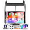 KUNFINE Android 10 Autoradio Navigazione per auto Lettore multimediale stereo GPS Radio 2.5D Touch Screen perChevrolet AVEO 2011-2015