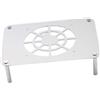 LeeQinersw Base di Raffreddamento per Router, Supporto per TV, Staffa Portatile Multifunzione per, ripiano di Raffreddamento per Router per, Argento
