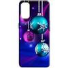 Mixroom - Cover Custodia Back case In TPU Silicone Morbido Per OPPO Reno 8 Lite 5G Fantasia Palline di natale L1129