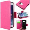 ebestStar - Cover Compatibile con Samsung S6 Edge Galaxy SM-G925F G925 Custodia Portafoglio Pelle PU Protezione Libro Flip, Rosa [Apparecchio: 142.1 x 70.1 x 7mm, 5.1'']