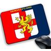 My Cust Mouse Pad Genova Calcio Grifone Tappetino Personalizzato con Foto, Logo Compatibile con Genoa in Tessuto e Neoprene
