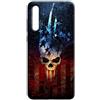Mixroom - Cover Custodia Back case In TPU Silicone Morbido Per Samsung Galaxy A30S Fantasia Teschio Morte USA M468