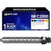 Woungzha Cartuccia Toner IM C2000 C2500 Compatibile per IM C2500 C2000 842307 842310 842309 842308 per IMC2500 IMC2000 Stampanti (1 Nero)