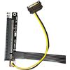 SATMW Cavo di prolunga per Scheda Grafica RTX 3090 PCIe 4.0 x16 a x1 Scheda Riser Schede A/N Gen4 Cavo Riser PCIE4-45 cm