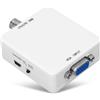 Agatige Convertitore di Interfaccia Multimediale, Convertitore da VGA a BNC Accessori per i'Home Theatre Adattatore da Video a VGA per Monitor Home Theater Fotocamera PC TV DVD DVR