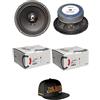 Ciare 2 WOOFER CM161 CM 161 altoparlante da 16,50 cm 165 mm 6,5 da 80 watt rms 200 watt max impedenza 4 ohm sensibilità 93 db spl portiere sportelli auto + cappellino, a coppia