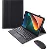 Generic Custodia con Tastiera per Honor Pad 10 / Tablet 10 12,1 pollici 2025 con Touchpad Tasti quadrati Tastiera Bluetooth 5.0 e Mouse Dual Mode(Black)