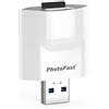 PhotoFast i-Flash Drive photocube - Lettore di schede Micro SD, Colore: Bianco