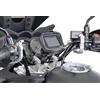 SW-Motech Montaggio GPS SW-Motech con morsetto del manubrio - Per manubrio da 28 mm. Smorzato a vibrazioni. Argento.