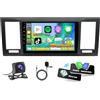 iSpchen 9 Pollici Android 13 Autoradio per VW T6 Transporter Multivan 2016-2022 con Wireless Carplay Android Auto, Auto Stereo TouchScreen Radio 2 Din con GPS WiFi Bluetooth Comandi al volante 2G+32G
