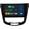 YUNTX 10.1 [6+128G] Android 16 Autoradio per Nissan X-Trail Qashqai j11 Rouge 2014-2018 - Integrato 4G LTE/DAB+/CarPlay/Android Auto/DSP/HDMI/Dual Band WIFI/Octa Core/Bluetooth