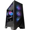 Golook PC Gaming Panama 2.3 - Ryzen 5 7600 / RTX 5070 12GB / 16GB RAM DDR5 6000 / 1TB NVME M.2 / B850M / 5 Ventole Raffreddamento a Torre - Computer Fisso