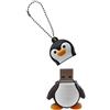Wlauqueta USB 2.0 Pinguino U-Disco USB Dispositivo di memoria e dati Flash Drive Nero+, 32GB