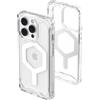 Urban Armor Gear Custodia Plyo compatibile Apple iPhone 14 Pro [compatibile ricarica wireless/carica magnetica, angoli morbidi e resistenti agli urti, bordo rialzato] ice (trasparente)
