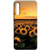 Mixroom - Cover Custodia Back case In TPU Silicone Morbido Per Samsung Galaxy A30S Fantasia Campo Di Girasoli Al Tramonto M774